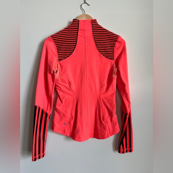 Lululemon Athletica Forme Jacket Classic Stripe Light Flare size 4 - Picture 5 of 8